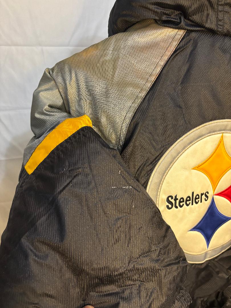 Kids Steelers Vintage Starter Jacket - Small