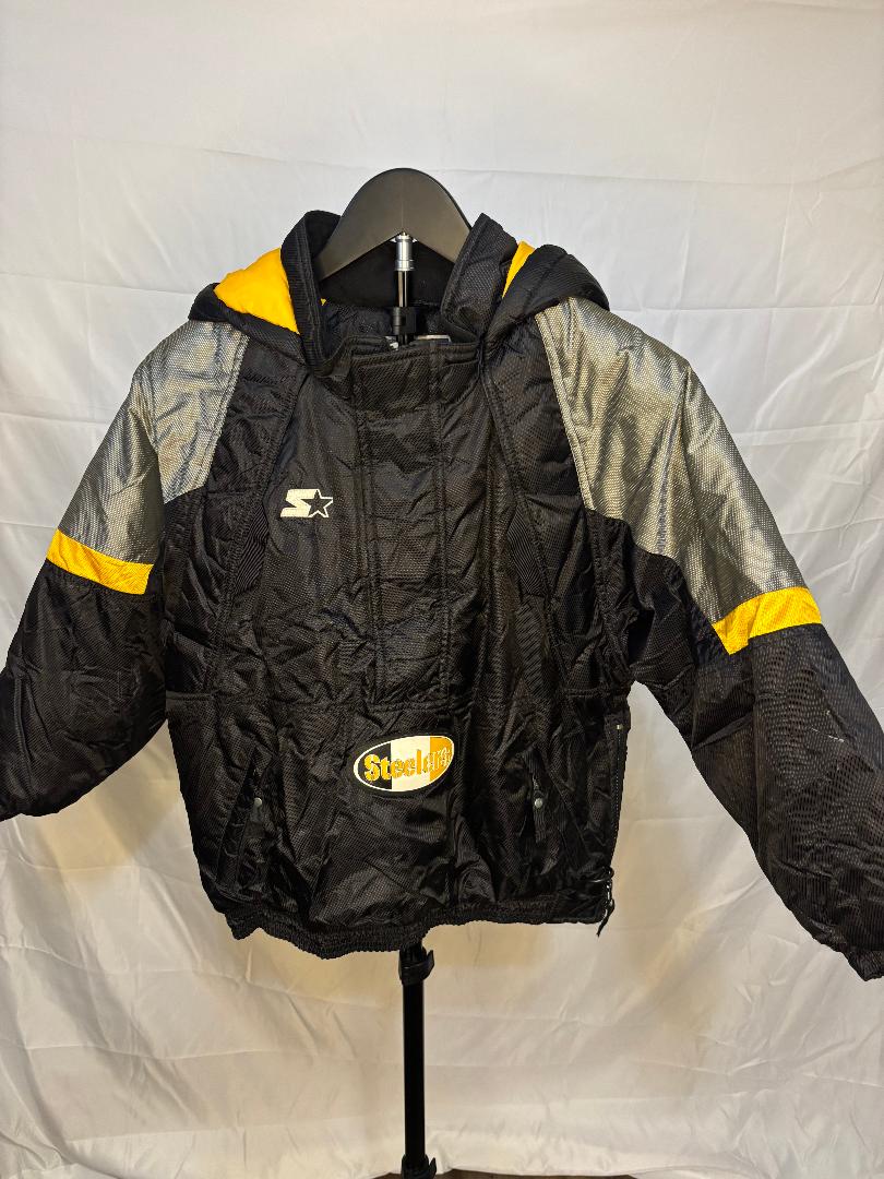 Kids Steelers Vintage Starter Jacket - Small