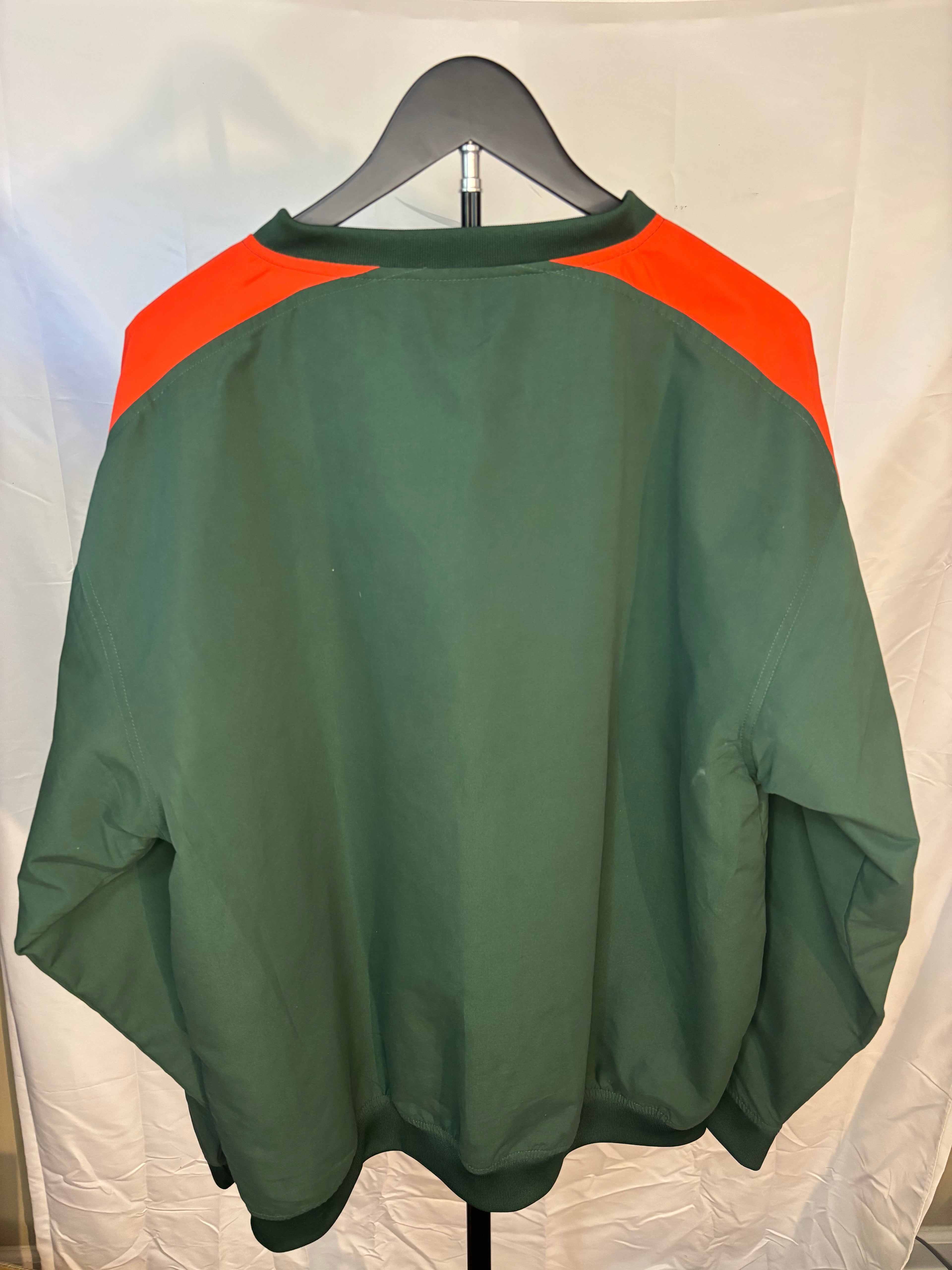 Men's Miami Hurricanes Pullover Jacket - Large (42-44) *PLEASE READ DESCRIPTION