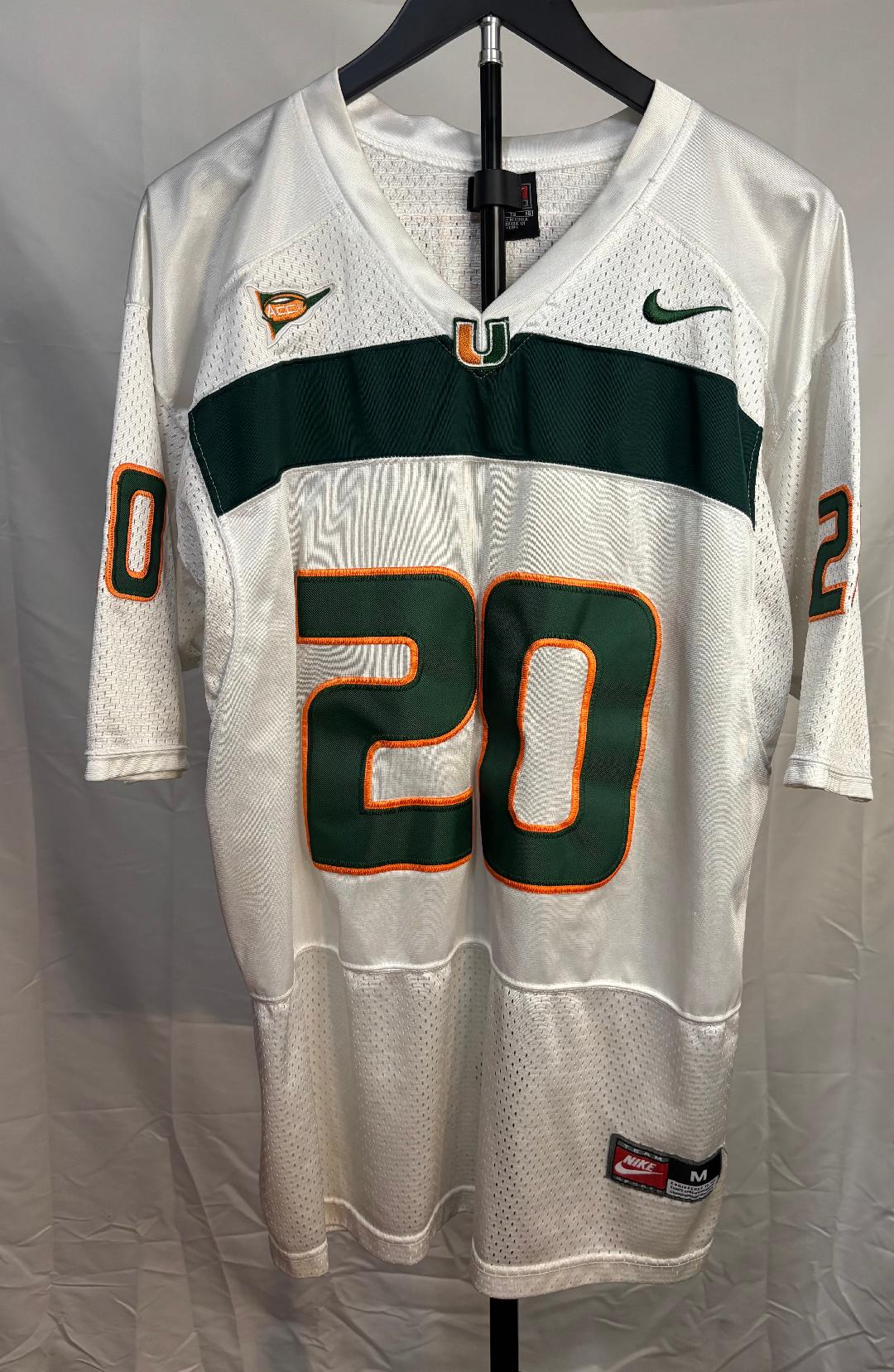 Men's Ed Reed Miami Jersey - Medium