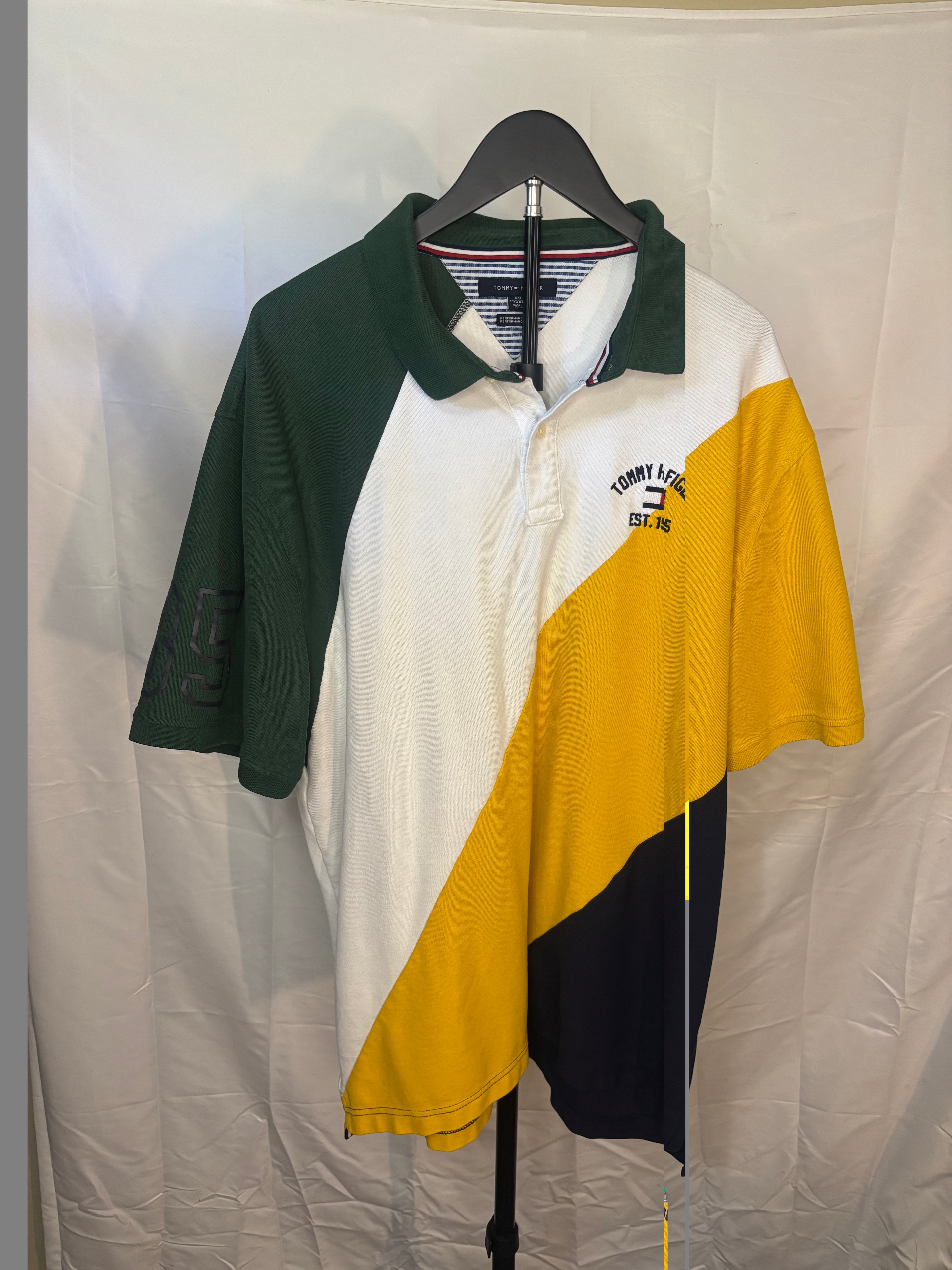 Men's Tommy Hilfiger colorblock collar shirt - XXL *PLEASE READ DESCRIPTION