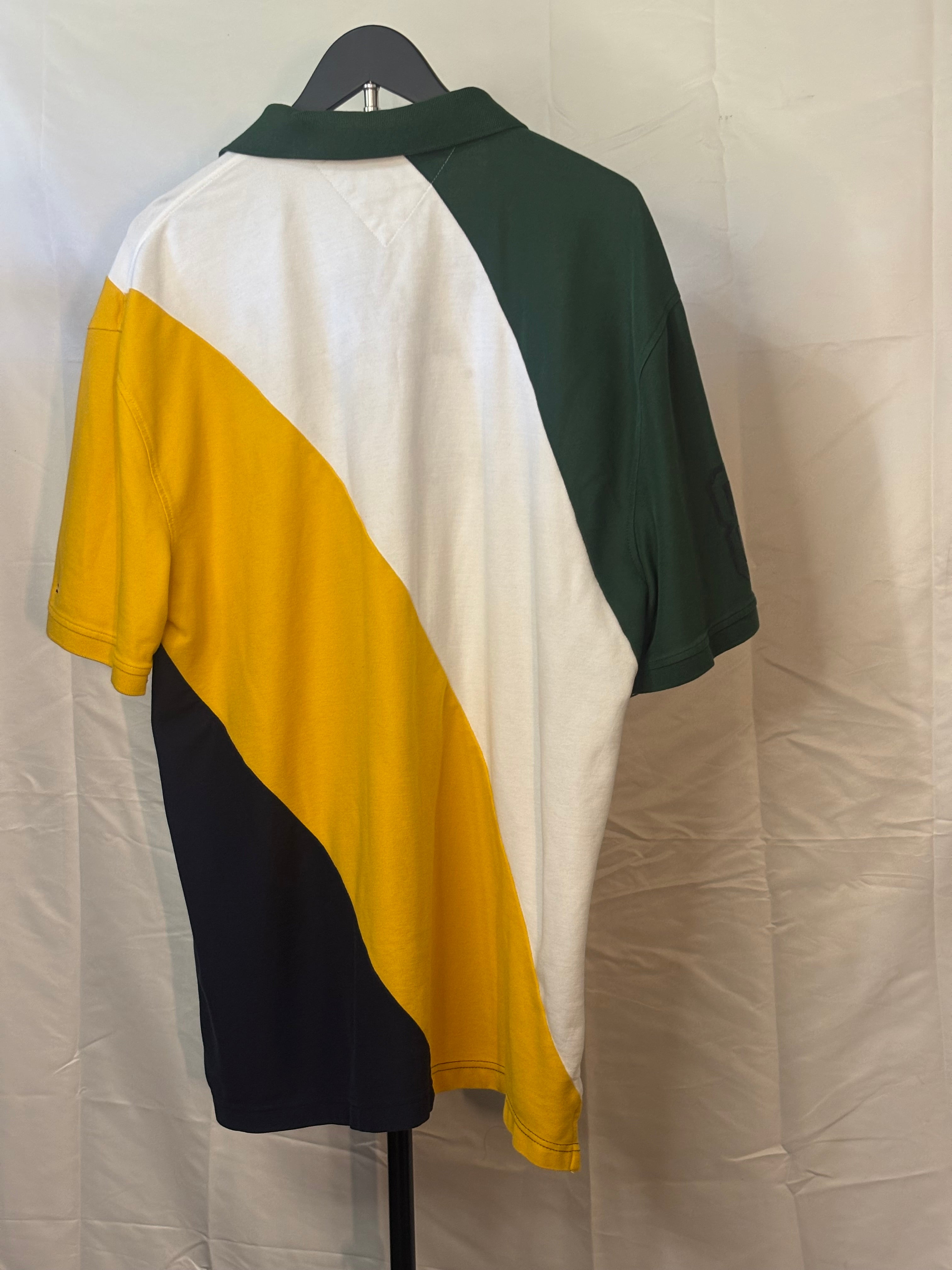 Men's Tommy Hilfiger colorblock collar shirt - XXL *PLEASE READ DESCRIPTION