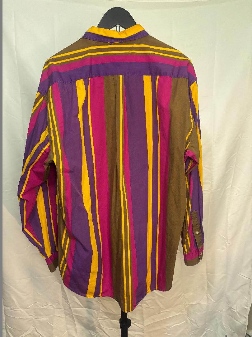 Men's 90s Tommy Hilfiger Long Sleeve Shirt - Large